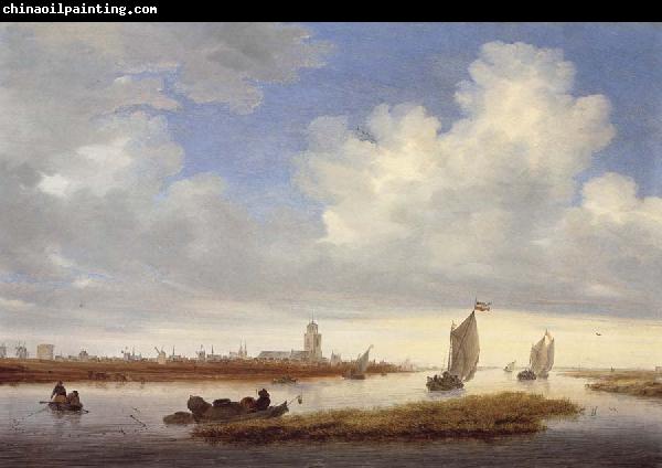 RUYSDAEL, Salomon van A View of Deventer