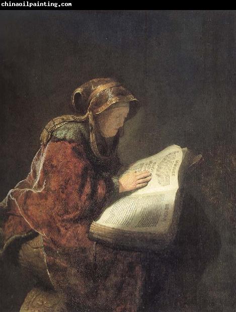 Rembrandt van rijn The Prophetess Anna