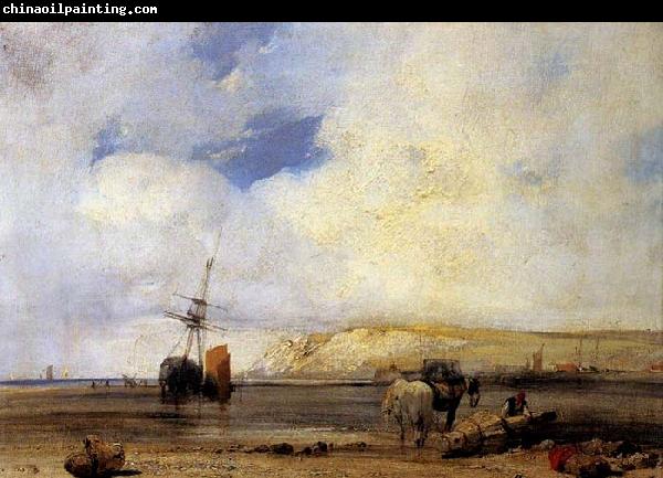 Richard Parkes Bonington On the Coast of Picardy