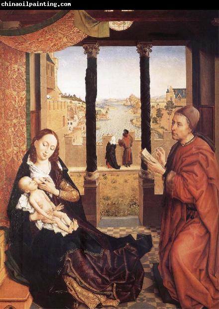 Rogier van der Weyden San Lucas Painting to the Virgin one