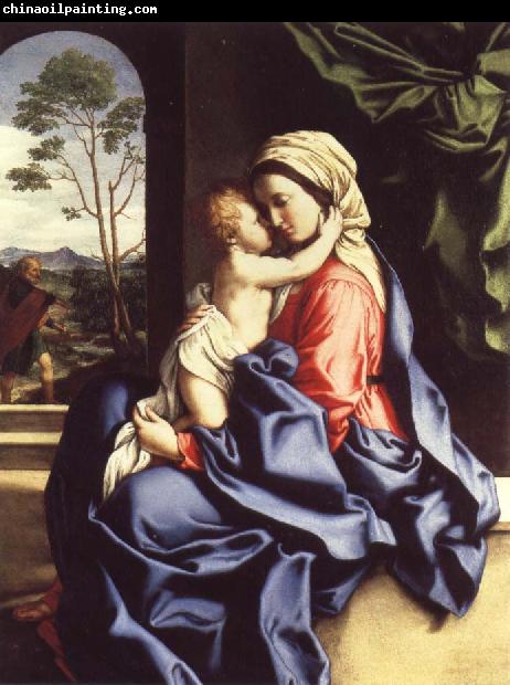 SASSOFERRATO The Virgin and Child Embracing