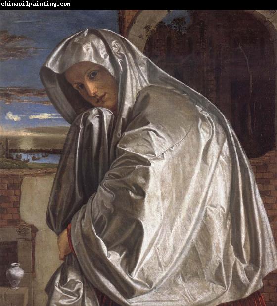 SAVOLDO, Giovanni Girolamo Saint Mary Magdalene Approaching the Sepulchre