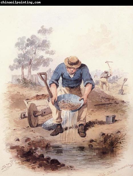 Samuel Thomas Gill Tin Dish washing