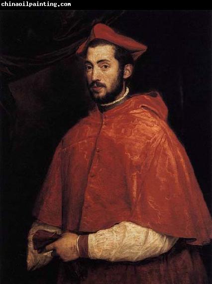 TIZIANO Vecellio Cardinal Alesandro Farnese