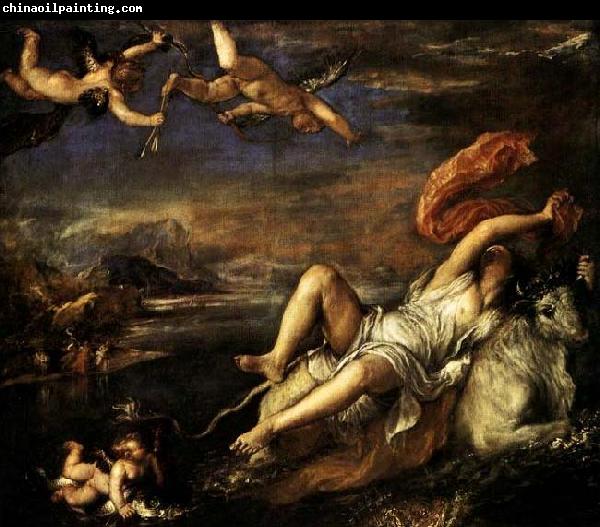 TIZIANO Vecellio Rape of Europa