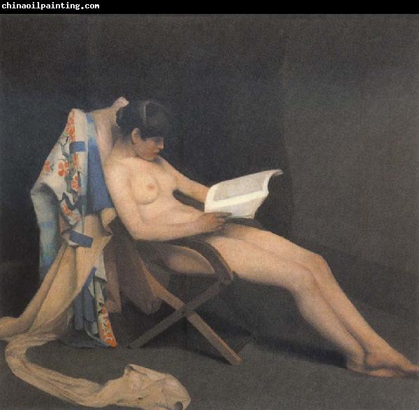 Theodore Roussel The Reading Girl