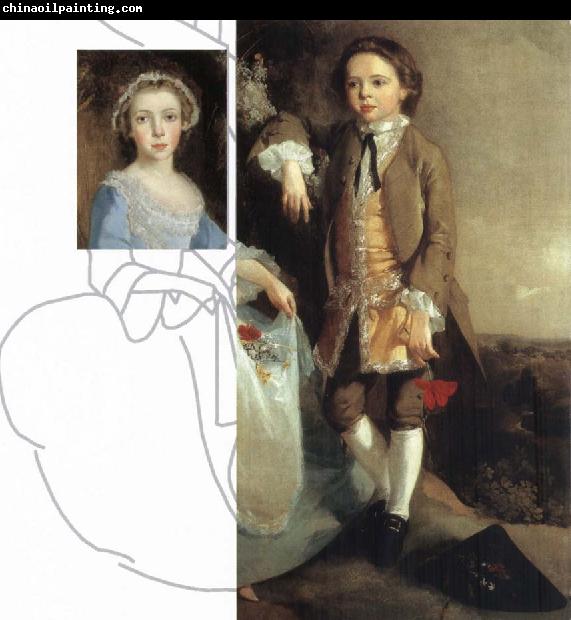 Thomas Gainsborough Portrait of a Girl and Boy