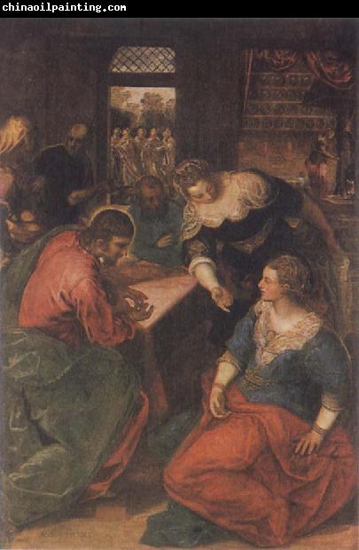 Tintoretto Christ in the House of Mary and Martha