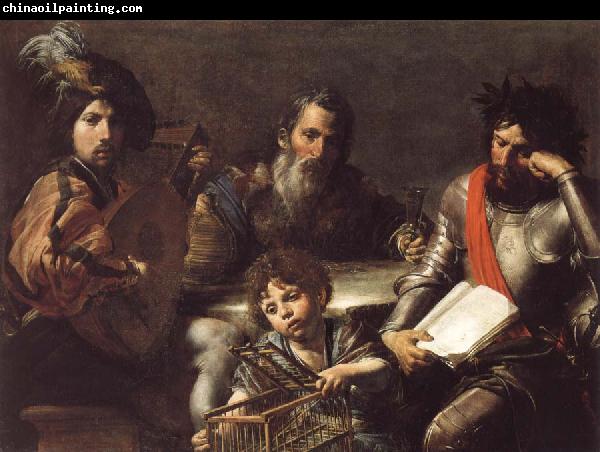 VALENTIN DE BOULOGNE The Four Ages of Man