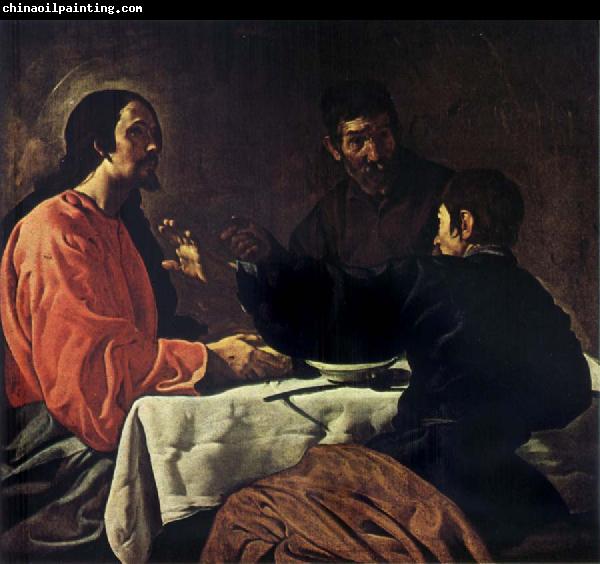 VELAZQUEZ, Diego Rodriguez de Silva y The Supper at Emmaus