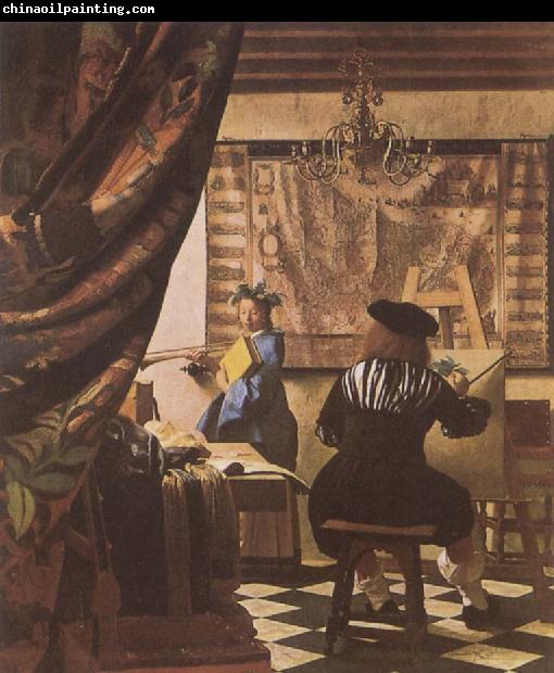 VERMEER VAN DELFT, Jan The Artist-s Studio