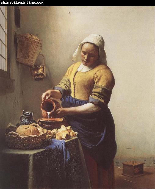 VERMEER VAN DELFT, Jan The Milkmaid