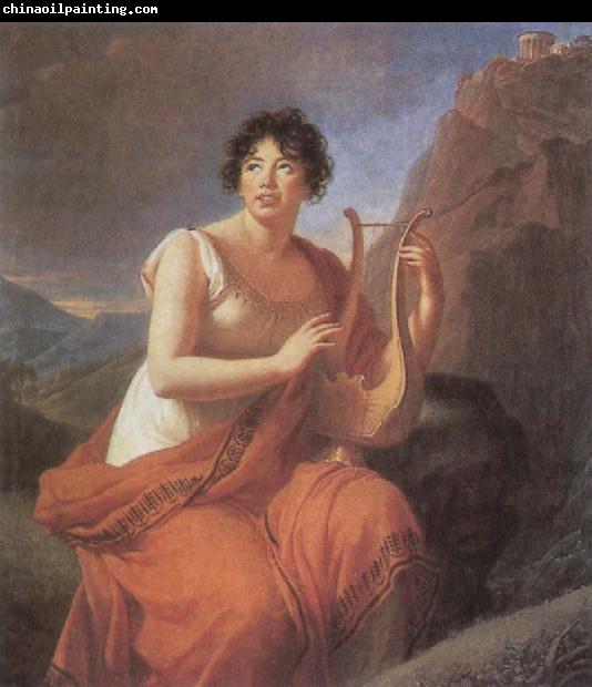 VIGEE-LEBRUN, Elisabeth Mme de Stael as Corinne