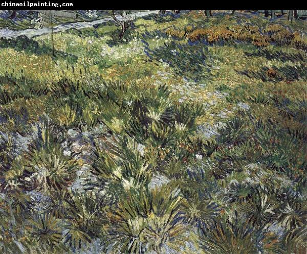 Vincent Van Gogh Long Grass with Butterflies