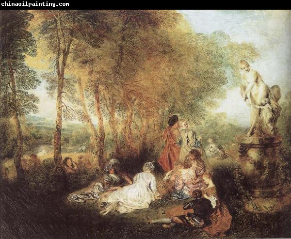 WATTEAU, Antoine A Love Festival