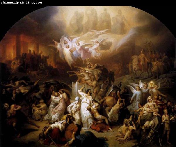 Wilhelm von Kaulbach : The Destruction of Jerusalem by Titus