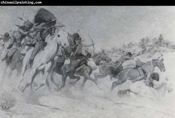 William Herbert Dunton The Custer Fight