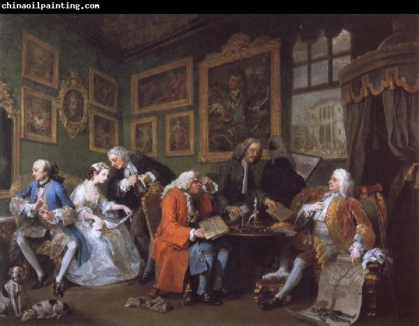 William Hogarth Marriage a la Mode i The Marriage Settlement