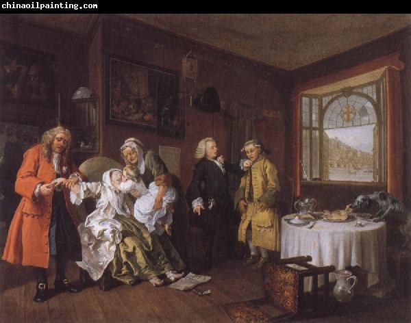 William Hogarth Marriage a la mode VI The Lady-s Death