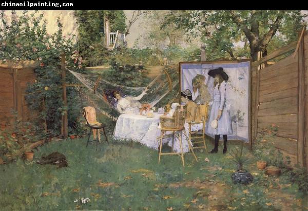 William Merrit Chase Fruhstuck im Freien