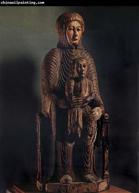 unknow artist Virgin and Child Enthroned