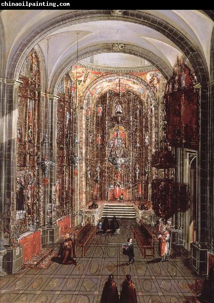 unknow artist This painting Allows us to picture the interior of a church in new spain