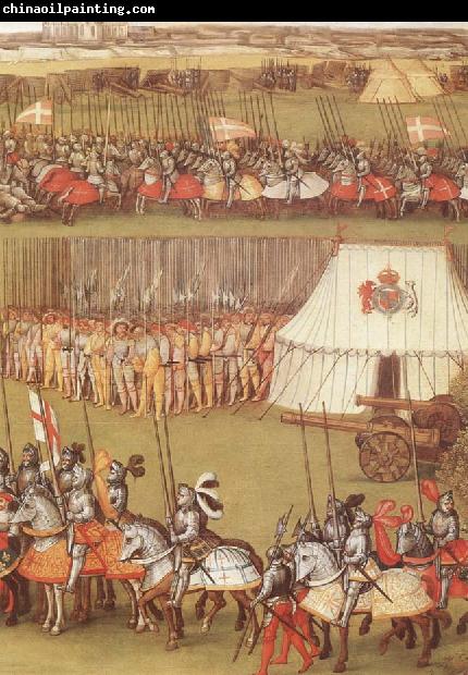 unknow artist Cavalry and pikemen assembled at Therouanne in 1513 for the meeting between Henry VIII and the Emperor Maximilian I