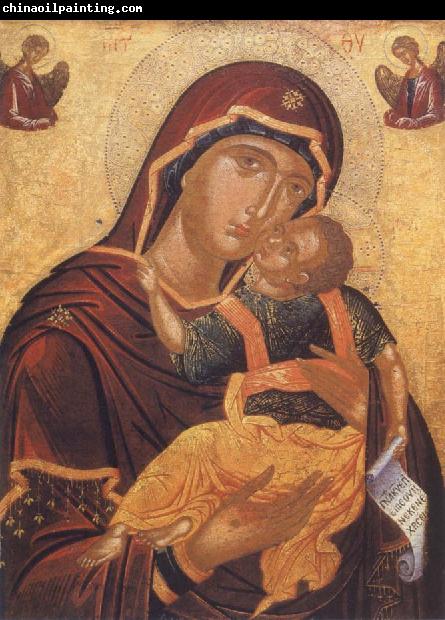 unknow artist The Virgin with child or virgin glykophilousa