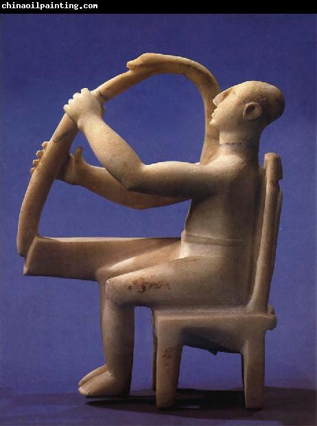 unknow artist Seated Harp Player