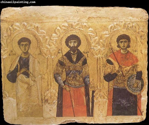 unknow artist The Apostle Phillip and the Saints Theodore and Demetrius