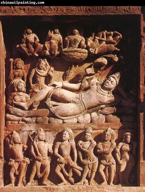 unknow artist Vishnu op Ananta,Vishnu-tempel,Deogarh