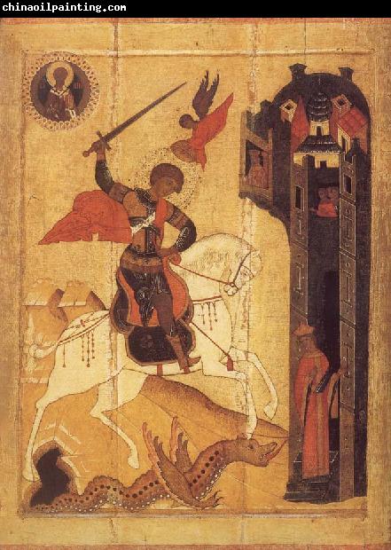 unknow artist The Miracle of Saint George Sltying the Dragon