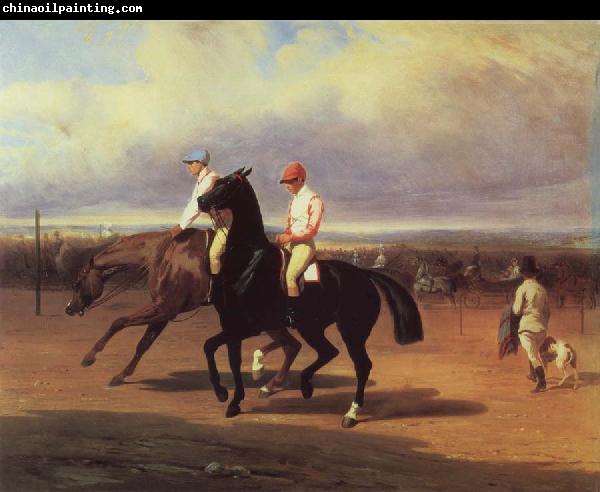 Alfred Dedreux Oil undated before the race