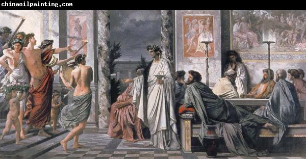 Anselm Feuerbach Art hall national the Gastmabl the Plato