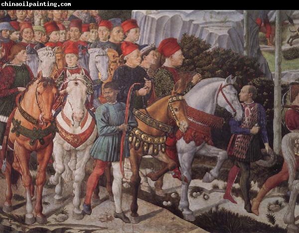 Benozzo Gozzoli The train of the holy three Konige