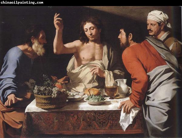 CAVAROZZI, Bartolomeo The meal in Emmaus