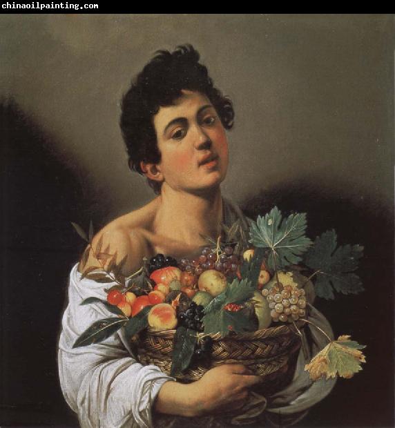 Caravaggio Jungling with fruits basket