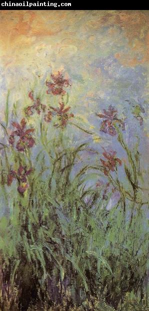 Claude Monet Lilac Irises