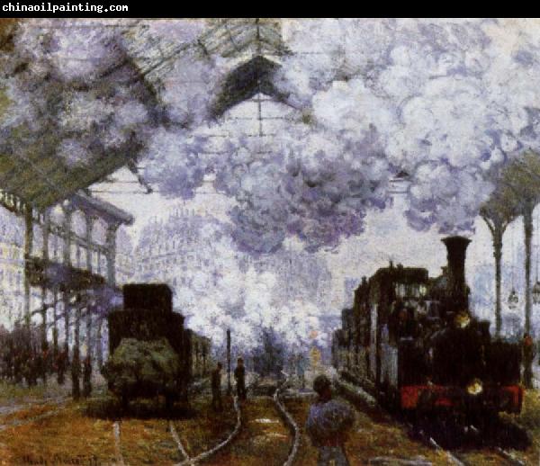 Claude Monet The Gare Saint-Lazare Arrival of a Train