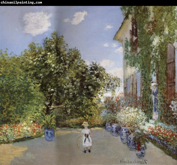 Claude Monet The Artist-s House at Argenteuil