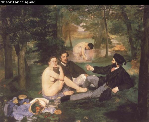 Edouard Manet The Fruhstuck in the free