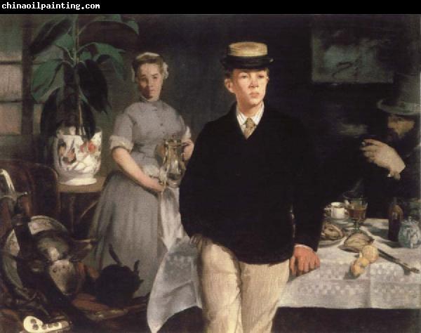 Edouard Manet Pinakothek new the Fruhstuck in the studio