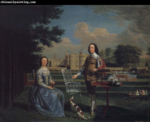 Edward Haytley Sir Roger and Lady Bradshaigh of Haigh Hall,Landscaskire