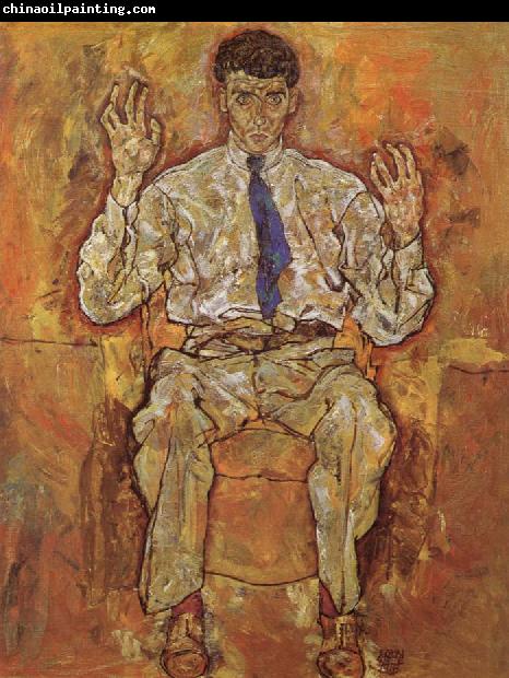 Egon Schiele Portrait of Albert Paris von Gutersloh