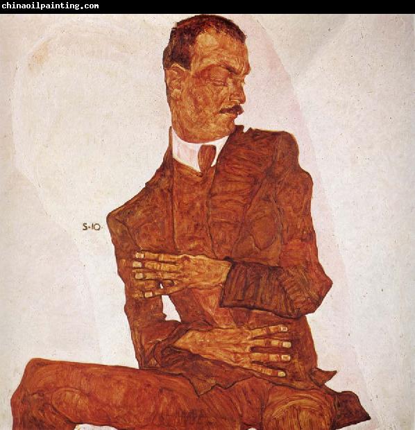 Egon Schiele Portrait of the Art Critic Arthur Roessler