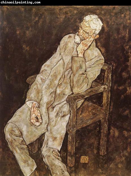 Egon Schiele Portrait of Johann Harms