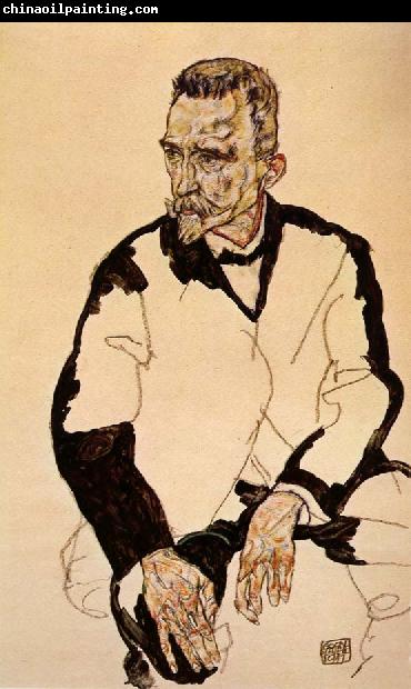 Egon Schiele Portrait of Heinrich Benesch