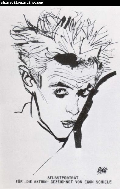 Egon Schiele Self Portrait