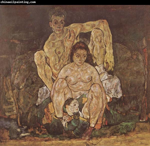 Egon Schiele The Family