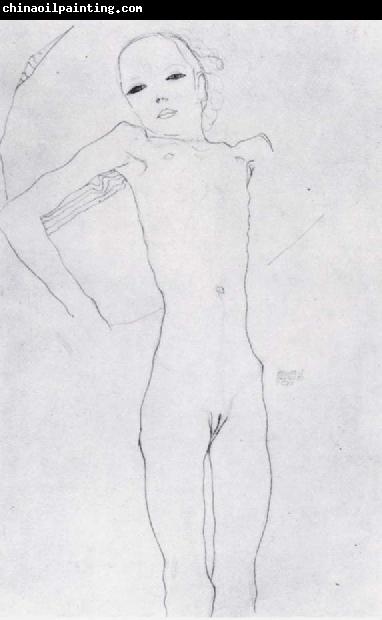 Egon Schiele Nude girl